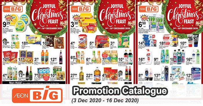 AEON BiG Christmas Promotion Catalogue (3 Dec 2020 - 16 Dec 2020)