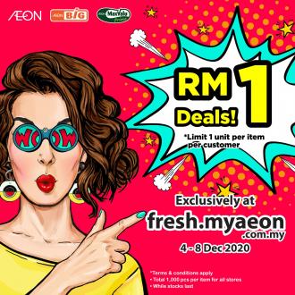 AEON Online Supermarket RM1 Deals Promotion (4 Dec 2020 - 8 Dec 2020)