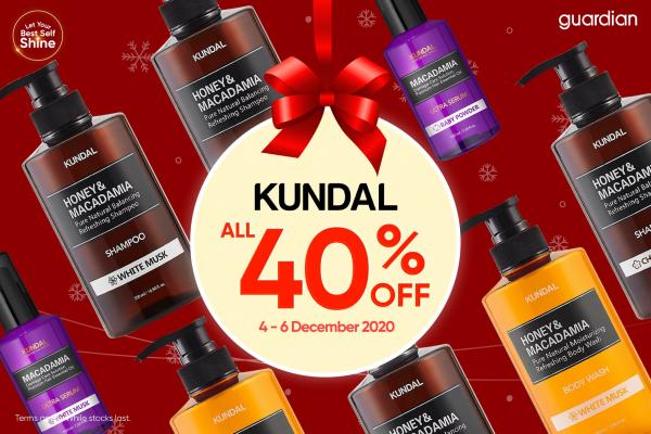 Guardian Kundal Promotion 40% OFF (4 December 2020 - 6 December 2020)