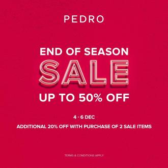 Pedro End of Season Sale Up To 50% OFF at Genting Highlands Premium Outlets (4 Dec 2020 - 6 Dec 2020)