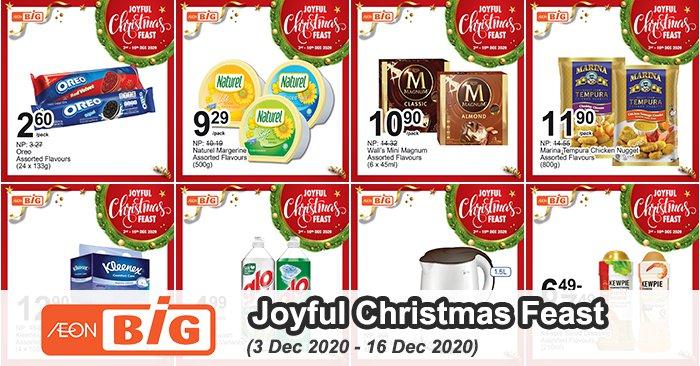 AEON BiG Joyful Christmas Feast Promotion (3 Dec 2020 - 16 Dec 2020)