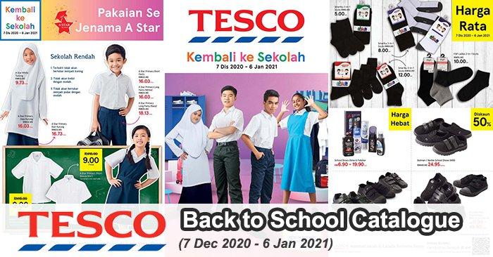 Tesco Back to School Promotion Catalogue (7 Dec 2020 - 6 Jan 2021)