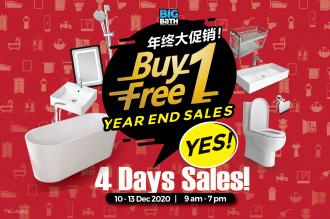 Big Bath Year End Sales Buy 1 FREE 1 (10 December 2020 - 13 December 2020)