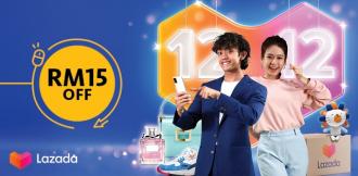 Lazada 12.12 Sale FREE RM15 OFF Voucher with Maybank Credit Card (12 December 2020)