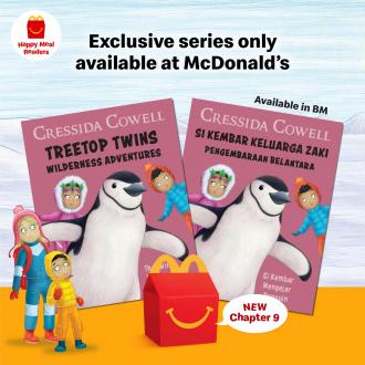 McDonald's FREE Happy Meal Readers The Twins Pursue a Penguin Promotion
