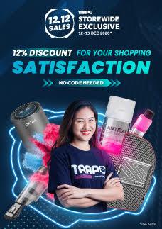 Trapo 12.12 Sale 12% OFF Storewide (12 December 2020 - 12 December 2020)