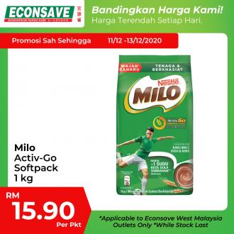 Econsave Choco Malt Drink & Milo Activ-Go Promotion (11 December 2020 - 13 December 2020)