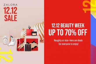 Zalora 12.12 Sale Beauty Week Up To 70% OFF (10 Dec 2020 - 13 Dec 2020)