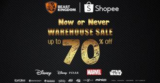 Beast Kingdom Now Or Never Online Warehouse Sale Discount Up To 70% on Shopee (17 December 2020 - 20 December 2020)
