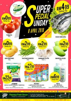 Pasaraya Fresh Grocer Super Special Sunday Promotion (8 April 2018)