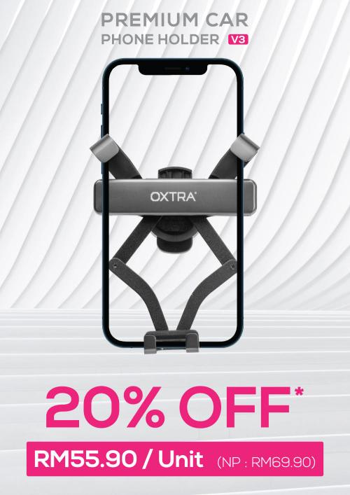 Trapo Oxtra Phone Holder V3 Launch Promotion 20% OFF (18 December 2020 - 19 December 2020)