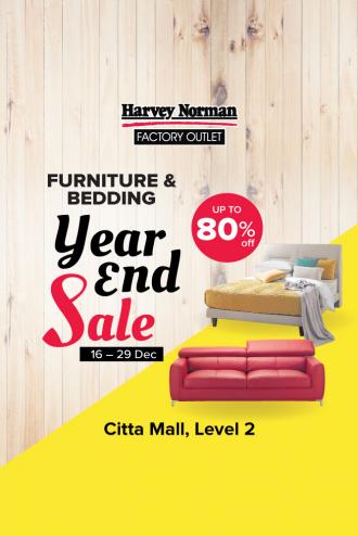 Harvey Norman Citta Mall Furniture & Bedding Year End Sale Up To 80% OFF (16 Dec 2020 - 29 Dec 2020)