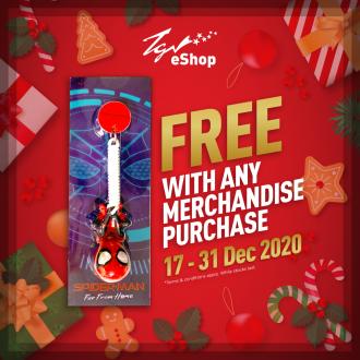 TGV eShop Christmas Promotion FREE Spider-Man Cable Protector (17 Dec 2020 - 31 Dec 2020)