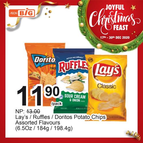 Lay's / Ruffles / Doritos Potato Chips (6.5Oz / 184g / 198.4g) @ RM11.90