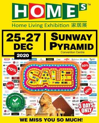 HOMEs Home Living Exhibition Sale at Sunway Pyramid (25 Dec 2020 - 27 Dec 2020)