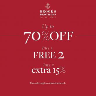 Brooks Brothers Special Sale Up To 70% OFF at Genting Highlands Premium Outlets (25 December 2020 - 27 December 2020)