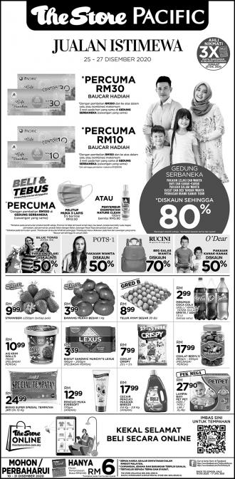 The Store and Pacific Hypermarket Christmas Promotion (25 December 2020 - 27 December 2020)