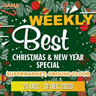 Gama Weekly Best Christmas & New Year Promotion (25 December 2020 - 31 December 2020)