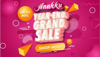 Anakku Year End Grand Sale Up To 80% OFF (23 December 2020 - 3 January 2021)