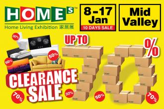 HOMEs Home Living Exhibition Sale at Mid Valley (8 Jan 2021 - 17 Jan 2021)