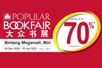 POPULAR Book Fair Sale Up To 70% OFF at Bintang Megamall Miri (24 December 2020 - 10 January 2021)