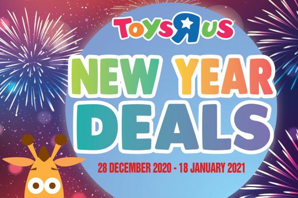 Toys R Us New Year Deals Promotion Up To 60% OFF (28 December 2020 - 18 January 2021)