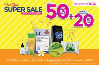 Sasa New Year Super Sale Up To 50% OFF (31 December 2020 - 3 January 2021)