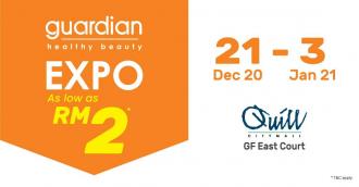 Guardian Expo As Low As RM2 at Quill City Mall (21 December 2020 - 3 January 2021)