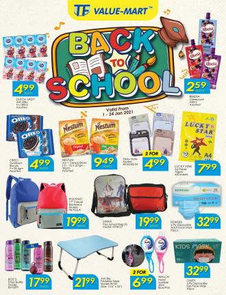 TF Value-Mart Back to School Promotion Catalogue (1 January 2021 - 24 January 2021)
