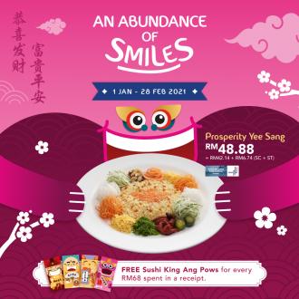 Sushi King Chinese New Year Promotion (1 January 2021 - 28 February 2021)