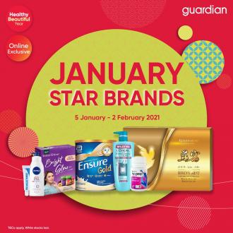 Guardian Online January Star Brands Sale (5 January 2021 - 2 February 2021)