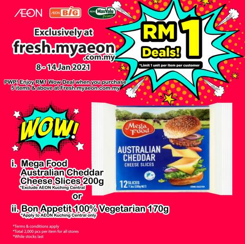 AEON Online Supermarket RM1 Deals Promotion (8 January 2021 - 14 January 2021)