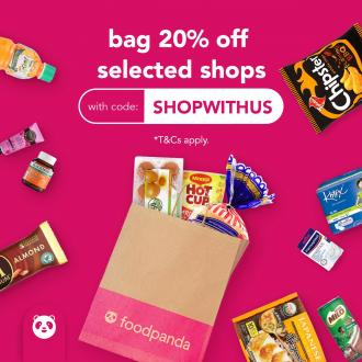 FoodPanda Shops January 20% OFF Promo Code Promotion (valid until 2 February 2021)