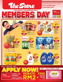 The Store Members Day Promotion (13 April 2018 - 22 April 2018)