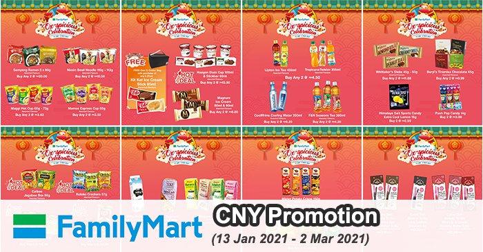FamilyMart Chinese New Year Promotion (13 Jan 2021 - 2 Mar 2021)