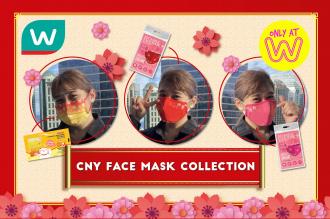Watsons CNY Face Mask Collection Promotion (valid until 22 Jan 2021)