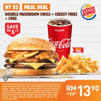 Burger King FREE Digital Coupon Promotion (13 January 2021 - 17 February 2021)