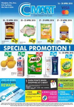 C-MART Special Promotion Catalogue (16 April 2018 - 30 April 2018)