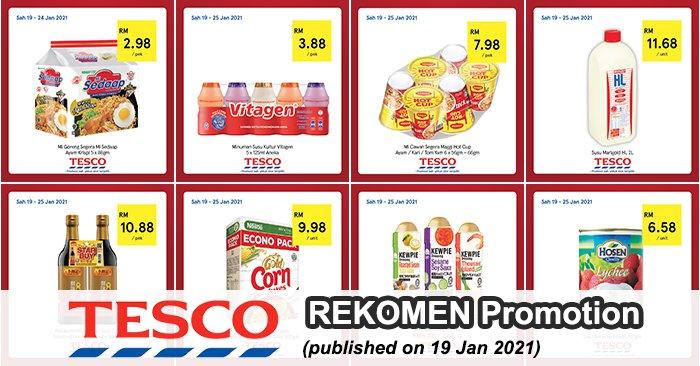 Tesco CNY REKOMEN Promotion published on 19 January 2021