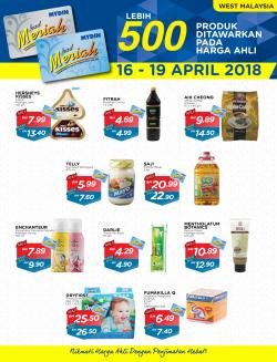 MYDIN Customer Member Price Promotion at Peninsular Malaysia (16 April 2018 - 19 April 2018)