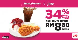 Marrybrown Promotion Up To 34% OFF on Fave