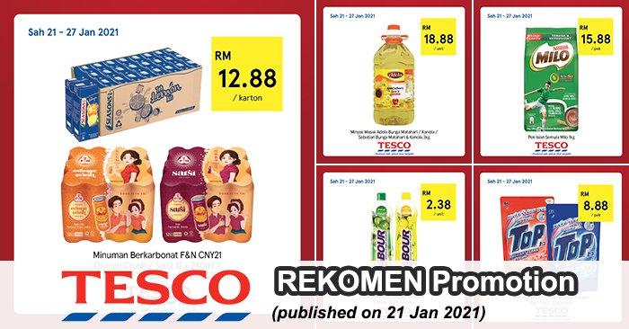 Tesco CNY REKOMEN Promotion published on 21 January 2021