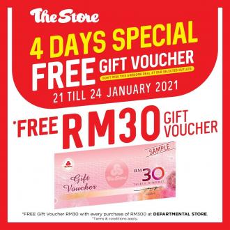 The Store Free Voucher Promotion (21 January 2021 - 24 January 2021)