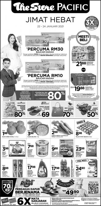 The Store and Pacific Hypermarket Weekend Promotion (22 January 2021 - 24 January 2021)