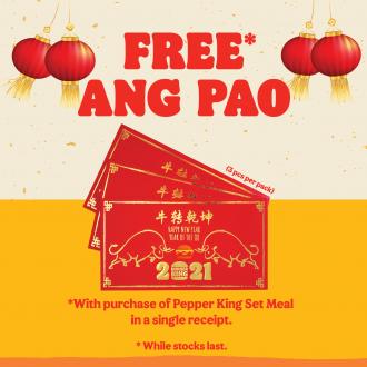 Burger King Chinese New Year FREE Ang Pao Promotion