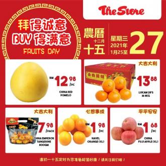 The Store Fresh Fruit Promotion (25 January 2021 - 27 January 2021)