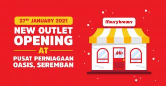 Marrybrown Pusat Perniagaan Oasis Seremban Opening Promotion RM5.50 Value Meals (27 January 2021 - 25 March 2021)