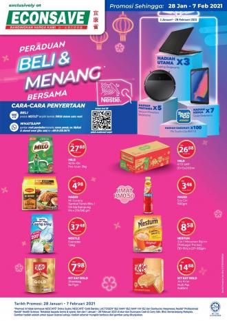 Econsave Nestle Promotion (28 January 2021 - 7 February 2021)