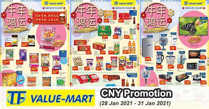 TF Value-Mart Chinese New Year Promotion (28 Jan 2021 - 31 Jan 2021)