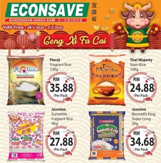 Econsave Rice Chinese New Year Promotion (28 January 2021 - 7 February 2021)